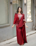 Air Tex Chinon Embroidery Saquence Work Top Plazzo