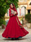 Festival Special Faux Blooming Sequence & Thread Work Gown