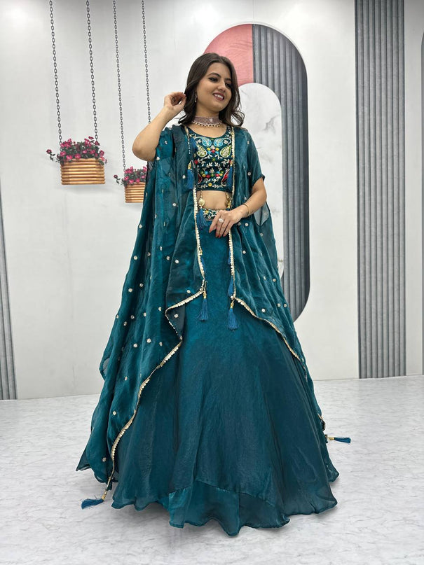 Fendy Micro Cotton With Embroidery Thread Work Lehenga Choli