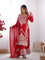 Pure Vichitra Silk With Embroidery Work And Sequence Work And Bottom Lace Patta Kurti