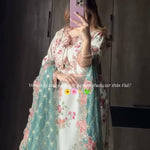 Havy Printed Model SIlk With Embroidery Sequence Work Top Plazzo