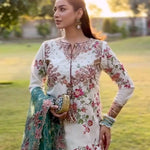 Havy Printed Model SIlk With Embroidery Sequence Work Top Plazzo