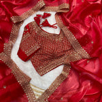 Pure Zimmy Choo Sati And Sequence Zari Work Saree