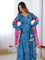Georgette Fabric With Embroidery Work Gown