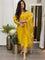 Roman Silk With Sequence Embeoidery Work With Mirror And Lace Work Top Pent