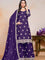 Chinon With Embroidery Sequence Design Work suit and sarara