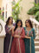 Women Pure Faux Georgette Laheriya Printed Anarkali Kurti