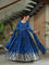 Chinon Embroidery Zari Sequence Work Gown