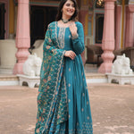 Diwali Festival Special Designer Sequence Work Gown